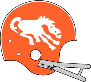 Denver Broncos 1962-1965 Helmet Logo fabric transfer